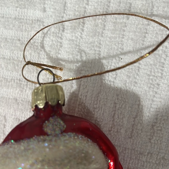 Hand Crafted Glass Christmas Snowman Ornament - Picture 10 of 16